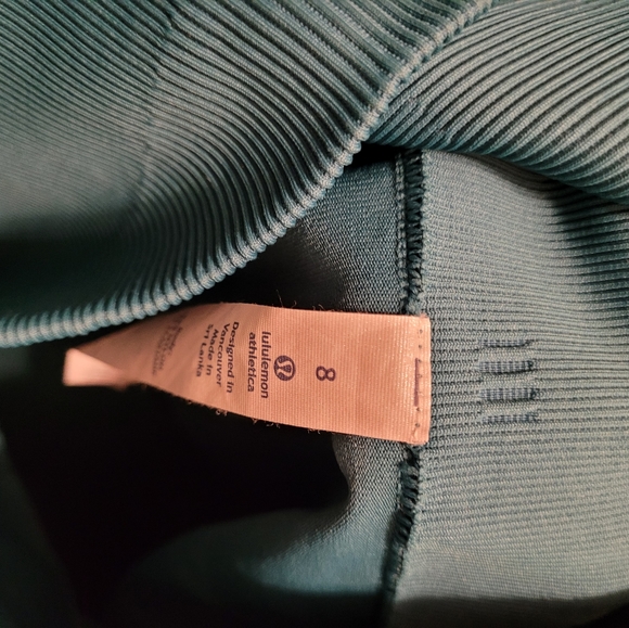 Lululemon Zoned In Tight Forage Teal - Picture 6 of 6